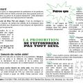 Dos du dépliant Dos du dépliant