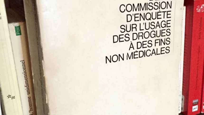 Rapport final de la Commission d'enquête sur l'usage des drogues à des fins non médicales